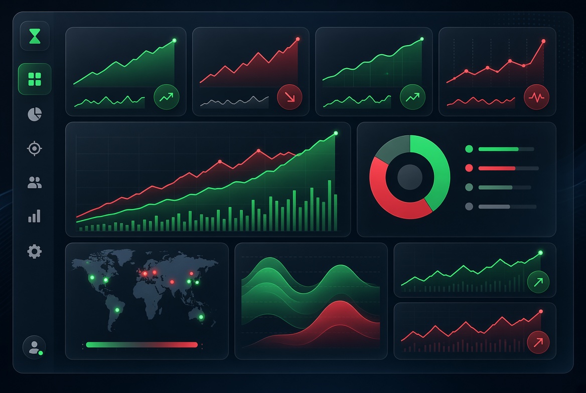 Analytics dashboard visualization